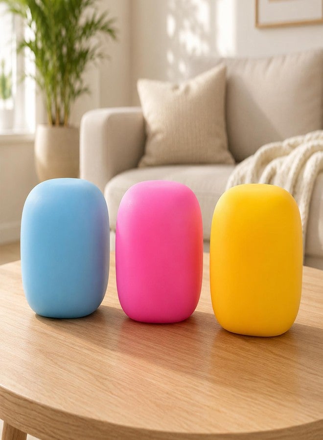 WANGXYZ Gum Drop Squeeze Color Changing Squishy, Slow Stress Balls Fidget Sensory Toys for Adults,Gum Drop Shape (Blue) - Image 5