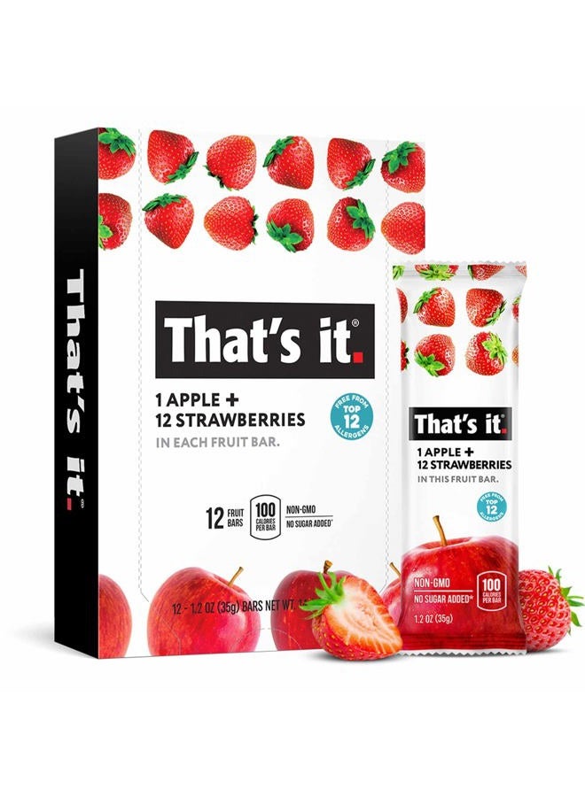 That's it. Variety, 100% Natural Real Fruit Bar, High Fiber Vegan, Gluten Free Healthy Snack, Paleo for Children & Adults, Non GMO No Added Sugar (Blueberry, Strawberry, Fig) (36 Pack) - Image 5