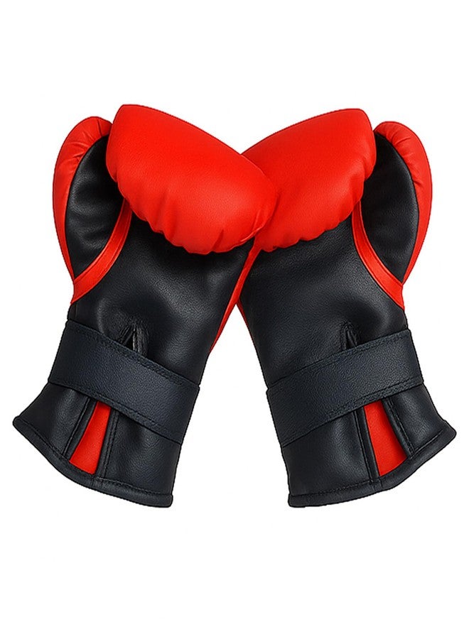 FELIDAE Kids Set for Age (7-13 Years) Pack of 4 Boxing Kit | Punching Bag for Karate | Bounce-Back Martial Arts Bag for Boys & Girls to Build Skills Boxing Kids Set (Red Black) - Image 5