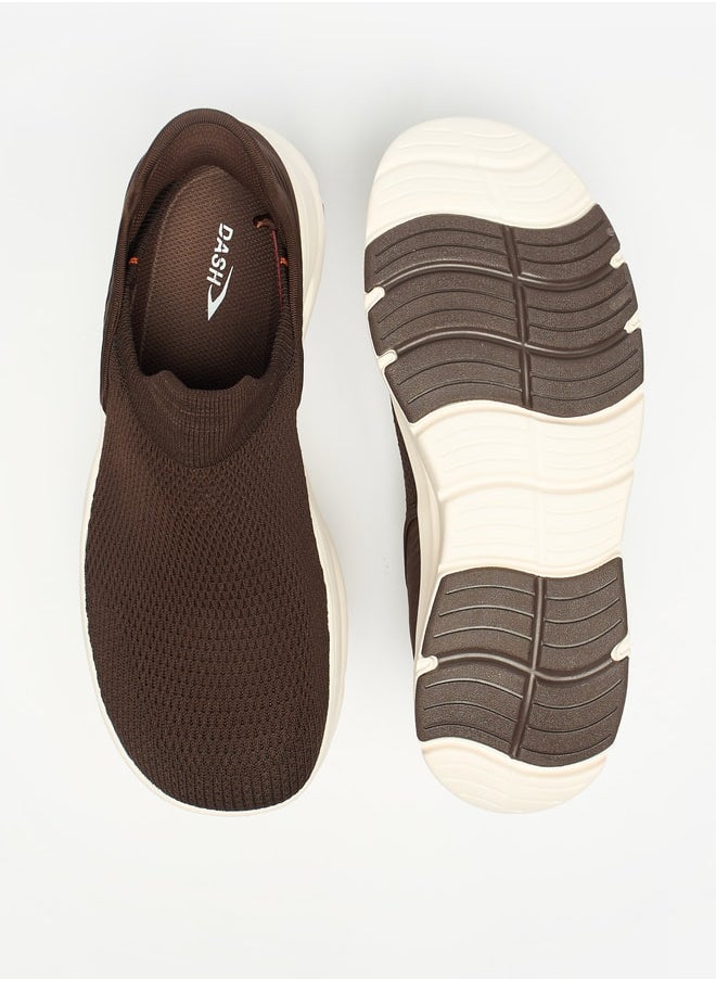 Dash Men Textured Slip On Sports Shoes  - Image 4