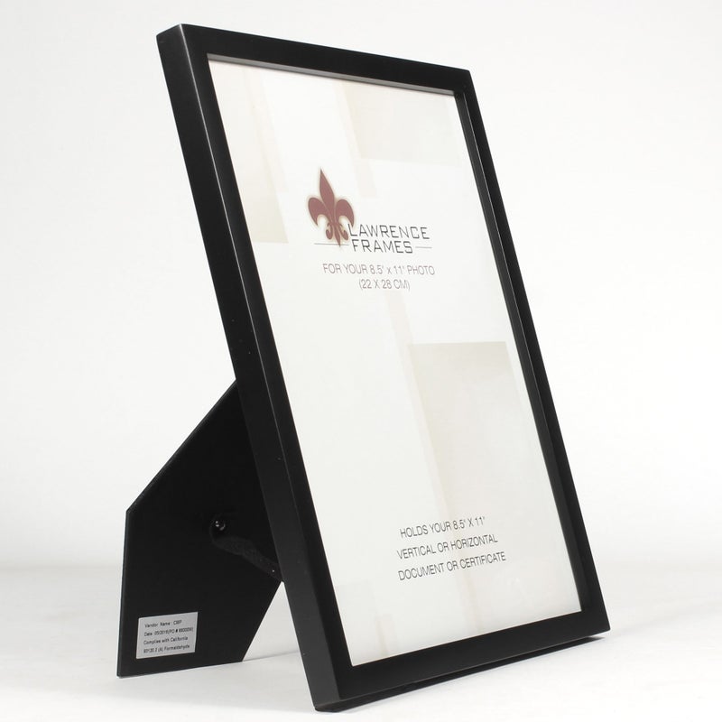 Lawrence Frames Black Wood Certificate Picture Frame, Gallery Collection, 8-1/2 by 11-Inch - Image 5