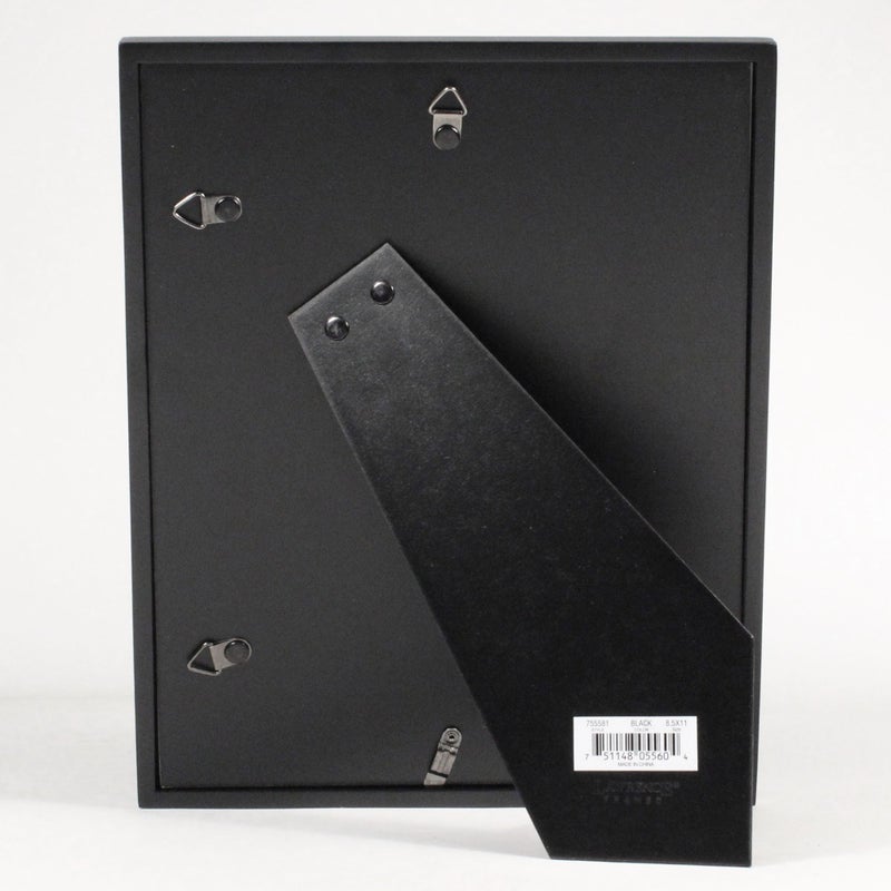 Lawrence Frames Black Wood Certificate Picture Frame, Gallery Collection, 8-1/2 by 11-Inch - Image 4