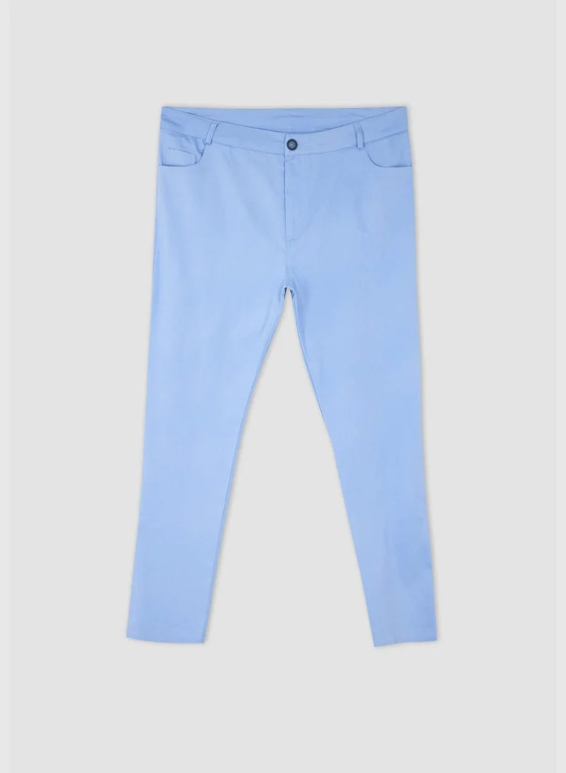 DeFacto Woman Kick Flare Woven Bottom Capri