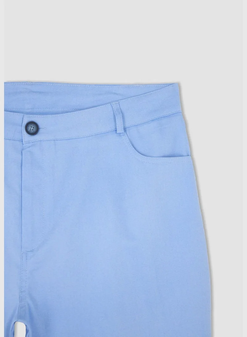 DeFacto Woman Kick Flare Woven Bottom Capri