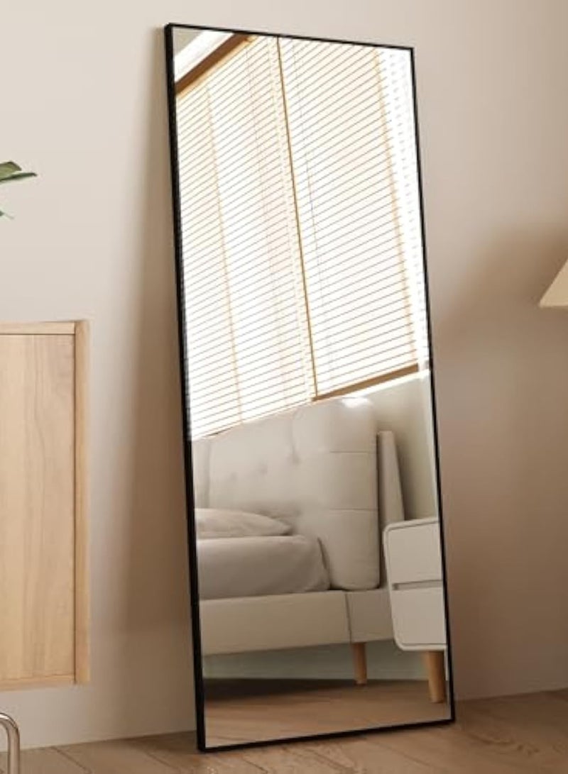 POWER Arched Full Length Mirror 165cm-50cm, Floor Mirror, Unique Vertical Mirror, Metal Frame Mirror for Living Room, Bedroom, Entryway and Bathroom (Gold)  - Image 2
