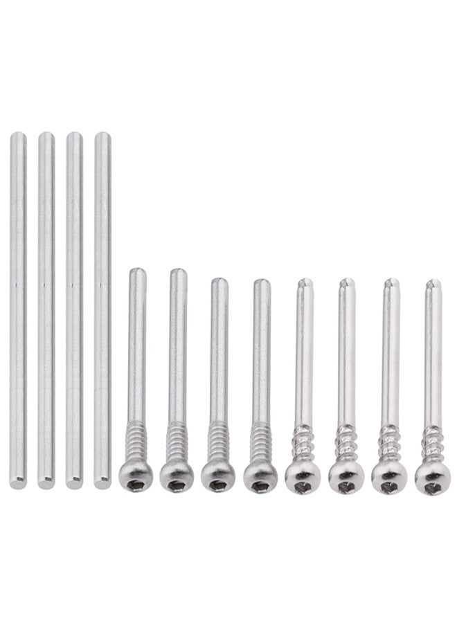 HobbyPark Complete Suspension Pin Set Screw Pins for 1/10 Traxxas Slash 4x4 Short Course Truck RC Car, Replacement of Parts 6834 (12-Pack) - Image 1
