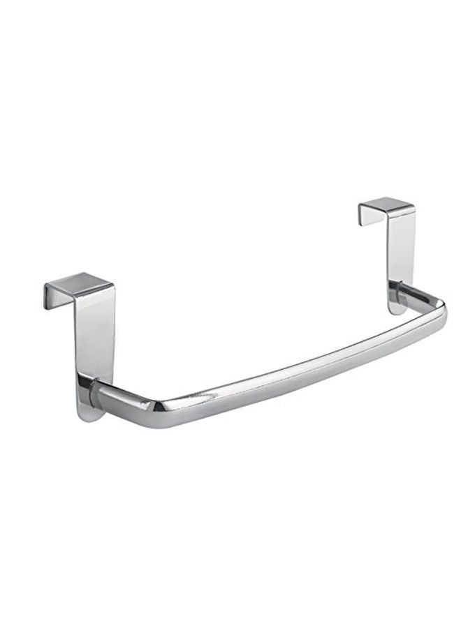 NIBEMINENT Axis Over-The-Cabinet Towel Bar Holder Chrome 9inch - Image 1