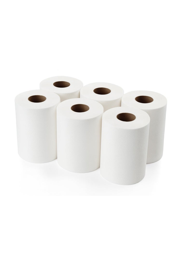 Kayan Maxi Roll Tissue Kitchen Roll, Embossed Pack of 6 - Image 1