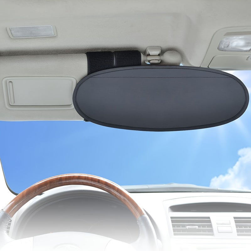 Anti Glare Car Sun Visor Extension For Sedan Van And Truck 1pc - Image 1