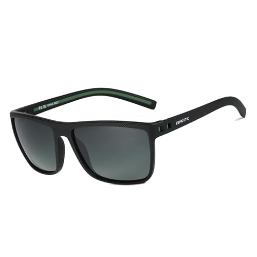 ZENOTTIC Polarized Sunglasses for Men Lightweight TR90 Frame UV400 Protection Square Sun Glasses - Image 1
