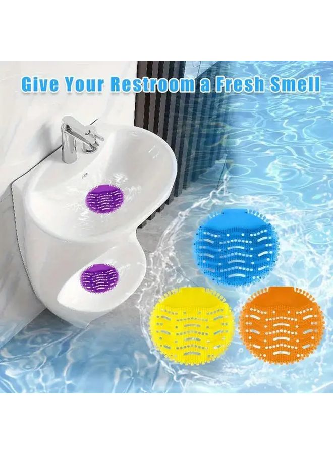 12 Pack Plastic Urinal Pad Covers Anti Odor Filters Ventilation Holes - Image 4