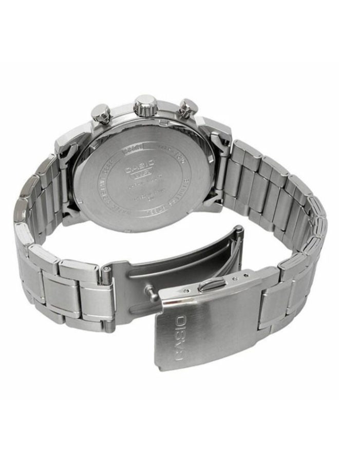 CASIO Stainless Steel Chronograph Wrist Watch  MTP-E510D-1A1VDF - Image 2