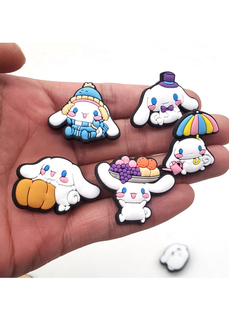 SYOSI Croc Charms 10 Charms and 1 Bag Shoe Charms for Clog Sandals Bracelets Decoration Party Favor Gifts  Croc Charms for Girls Women Kids, Girls Teens 11 Pcs - Image 4