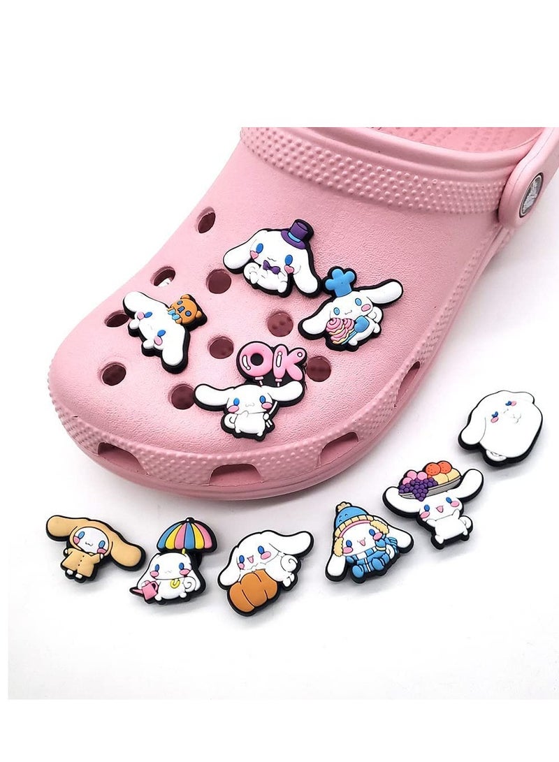 SYOSI Croc Charms 10 Charms and 1 Bag Shoe Charms for Clog Sandals Bracelets Decoration Party Favor Gifts  Croc Charms for Girls Women Kids, Girls Teens 11 Pcs - Image 2