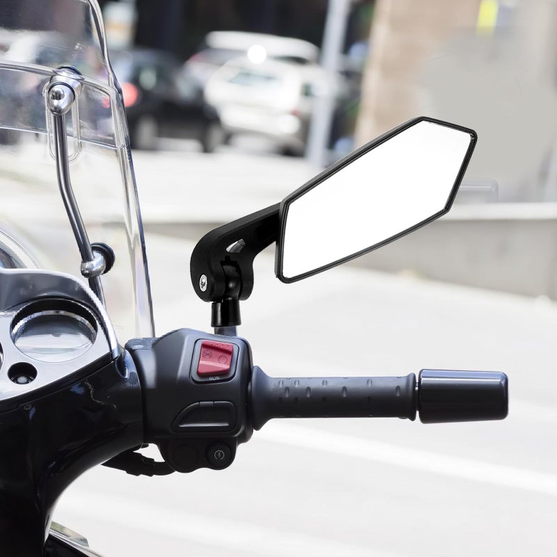Bicycle Rear View Mirror 360 Degree Rotatable Wide Angle Safety Handlebar Mount - Image 5