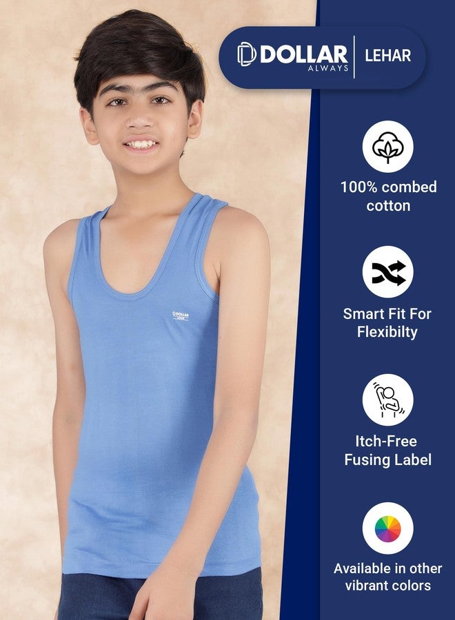 دولار ليهار قطن ممشط للأولاد عبوة من 5 صدريات متنوعة - Image 5