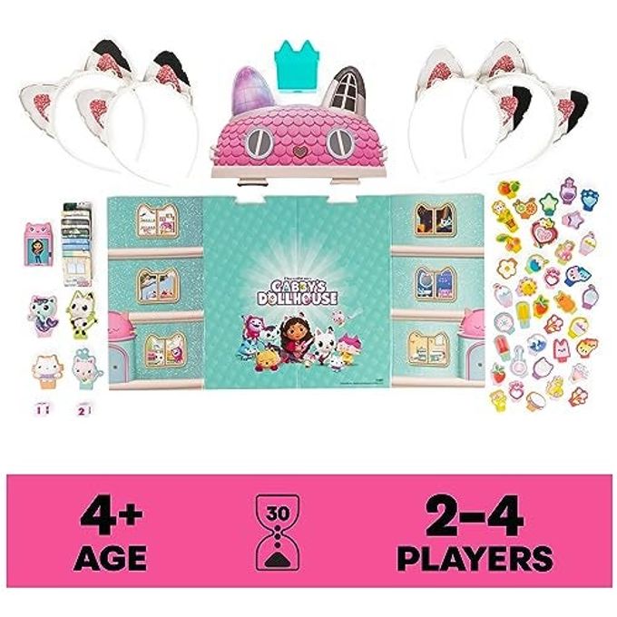Spin Master Games , Gabbys Dollhouse, Meow-Mazing Board Game, Board Game for Kids, Family Games, Preschool Game for Families & Kids Ages 4+ - Image 2