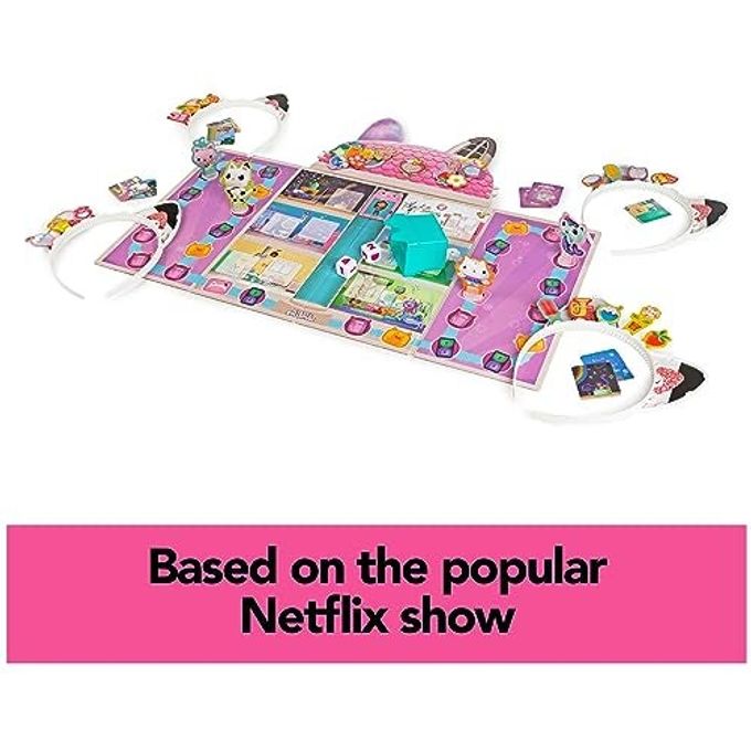 Spin Master Games , Gabbys Dollhouse, Meow-Mazing Board Game, Board Game for Kids, Family Games, Preschool Game for Families & Kids Ages 4+ - Image 3