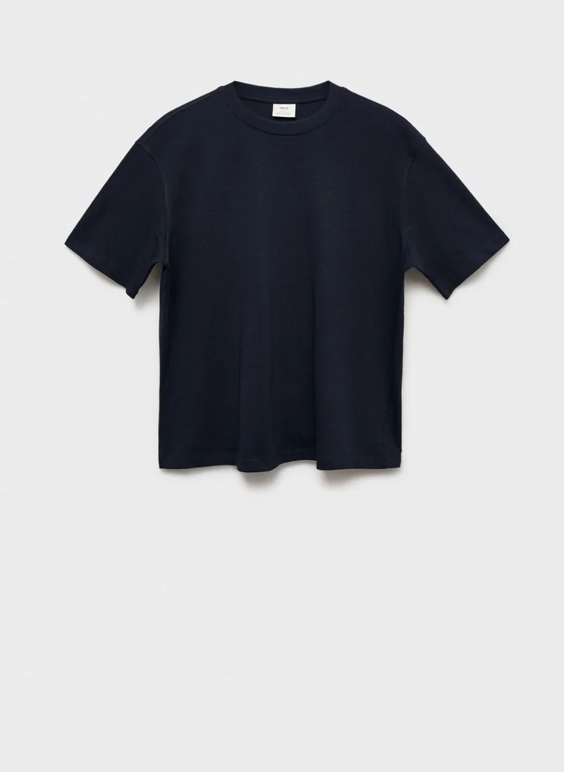 مانجو مان 100% cotton relaxed-fit t-shirt