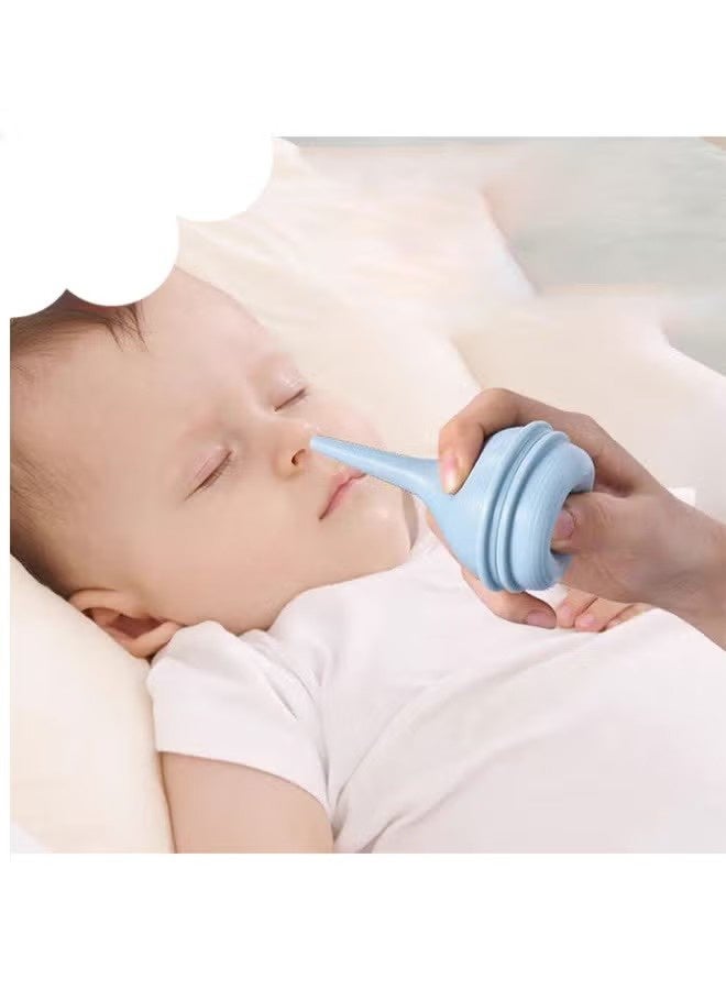 واي جيه مكنسة أنف للرضع 2 قطع، مكنسة أنف يدوية للرضع، لتنظيف مخاط الأنف للمواليد الجدد ومنع انسداد الأنف والرجوع - Image 5