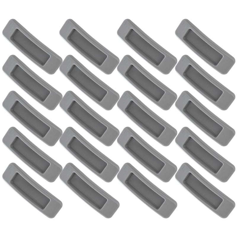 20pcs Gray Self Adhesive Cabinet Handles Stick On Drawer Pulls For Furniture - Image 2