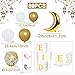 FengRise Eid Mubarak Decoration for Home 2026 89 White Gold Balloon Arch with Eid Mubarak Star BalloonsStar Moon Balloon BoxesRamadan Party Supplies Decorations for Ramadan Festival - Image 4