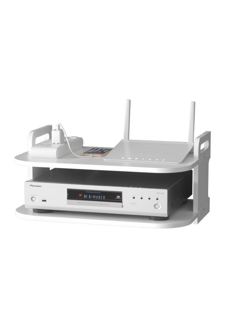 NANAO - رفوف تخزين عائمة متعددة الوظائف مثبتة على الحائط لصندوق التلفزيون WIFI VCD - Image 1