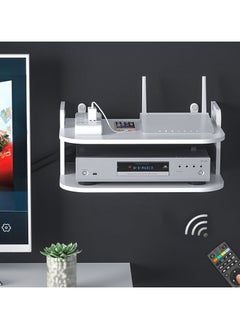 NANAO رفوف تخزين عائمة متعددة الوظائف مثبتة على الحائط لصندوق التلفزيون WIFI VCD  - Image 2