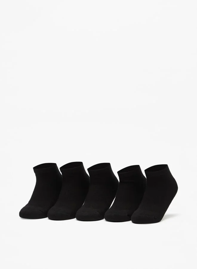 LBL Boys's Solid Ankle Length Socks - Set of 5
