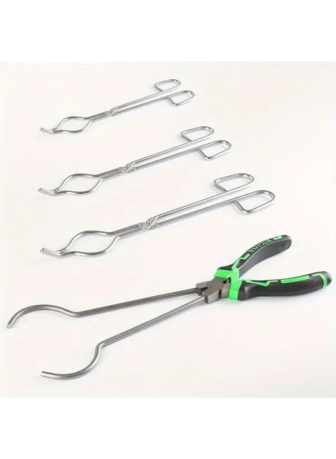 Stainless Steel Double Ring Pliers Toothless Design Metal Clamping Tool Style 30 - Image 1