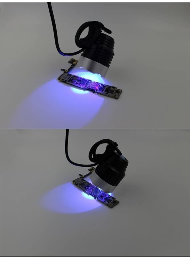usmile 5V 3W USB Powered 395nm UV Flashlight Torch Ultra Violet LED for UV Glue Curing Pet Urine Stain Detector Resin Cure 3D Print Cellphone Repair Tool - Image 4
