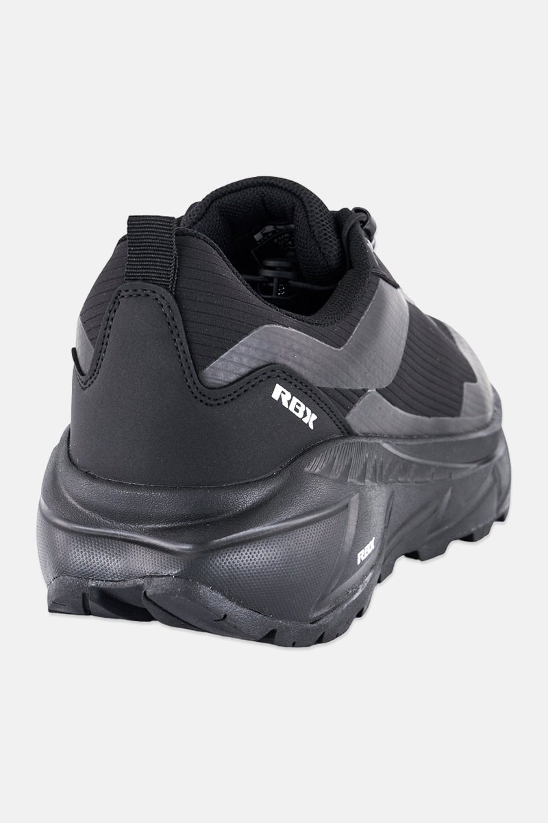 RBX Men Lace Up Outdoor Shoes, Black - Image 3