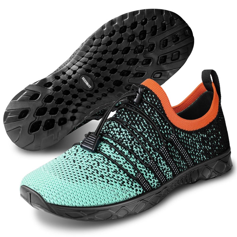 SEEKWAY Mens Womens Water Shoes Quick Dry Aqua Shoes Barefoot for Beach Surf Hiking Pool Water Sports - Image 1