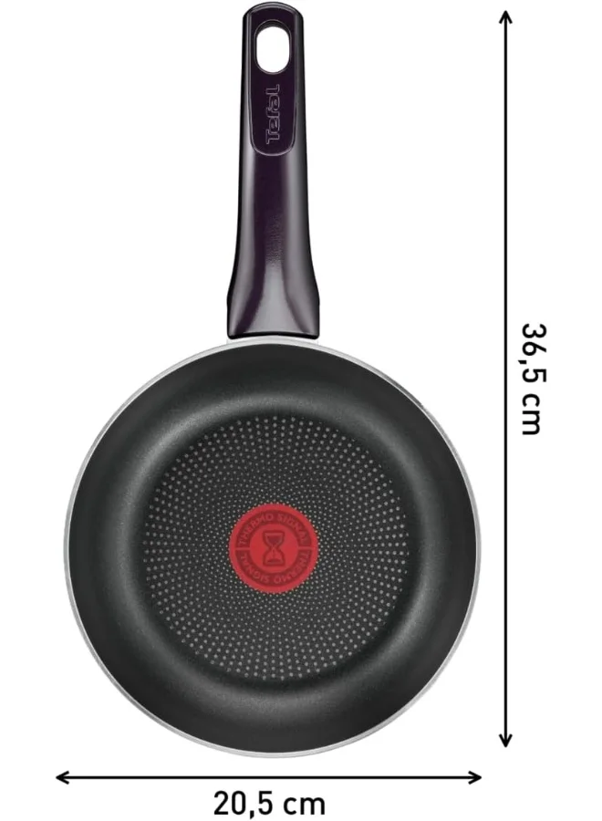 Tefal TEFAL Frying Pan | G6 Resist Intense 20 cm Non-Stick Frypan with ThermoSpot | Burgundy | 2 Years Warranty Black 36.5x8.1x20.5 cmcm