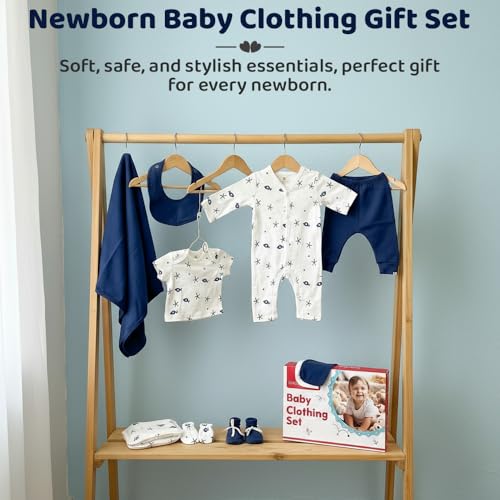 StarAndDaisy New Born Baby Clothes 0-6 Months Gift Set of 12 / Soft Pure Cotton Baby Gifts Newborn/Perfect Newborn Baby Gift Set for Boys & Girls - Image 2