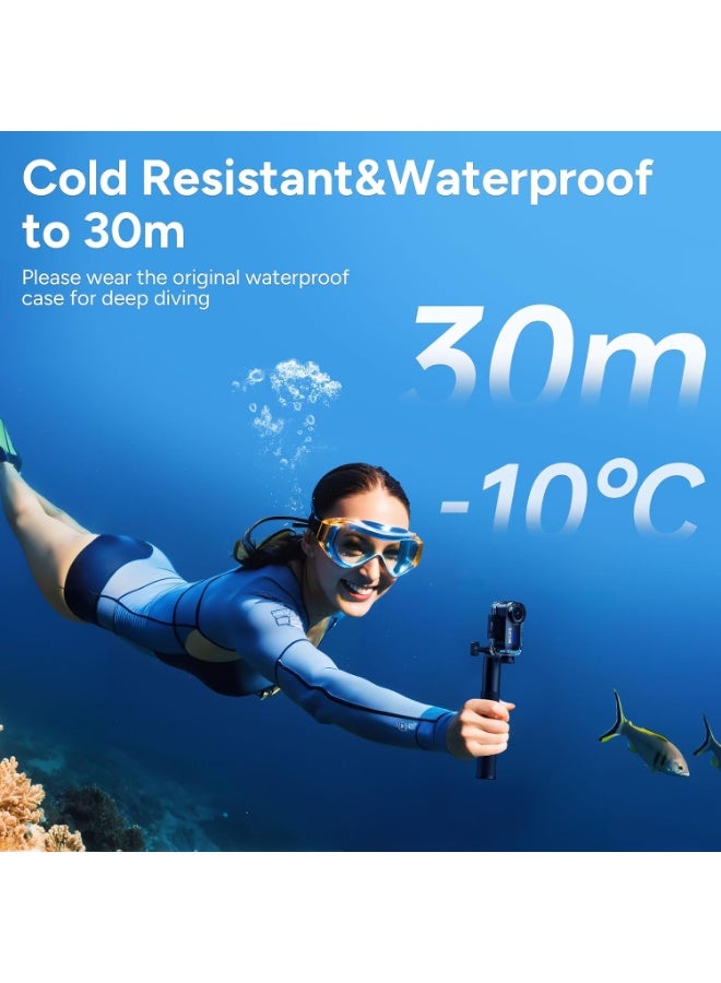 SJCAM C110+ Standard Combo, 4K Pocket Action Camera, 170° FOV, 6-Axis Stabilization, Mini Body Cam, Waterproof, Wearable, Portable POV, Built-in Spkr & Mic for Vlogging, with Helmet Mount Kits, Black - Image 5