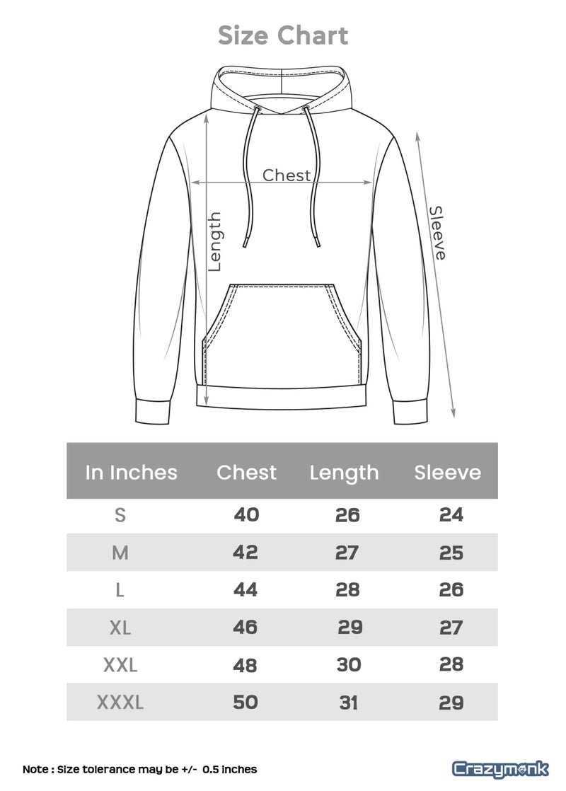 crazymonk Unisex-Adult Madara Ghost of Uchiha Anime Cotton Regular Fit Hoodie - Sky Blue, Large - Image 4