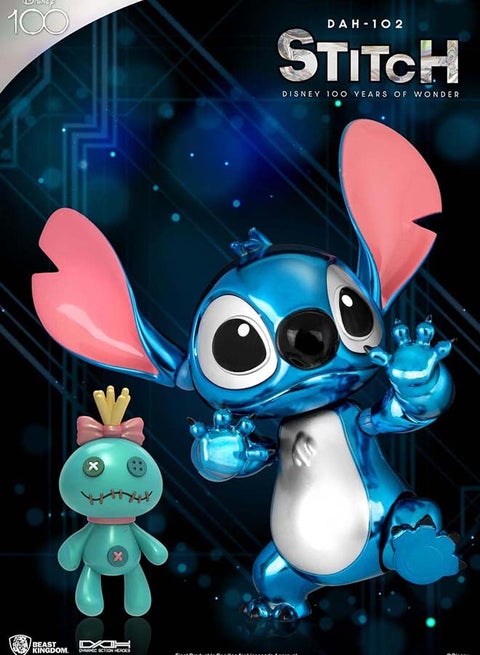 Disney 100 Years of Wonder Lilo & Stitch Dynamic Stitch Wonder Figure (1:9, Blue)