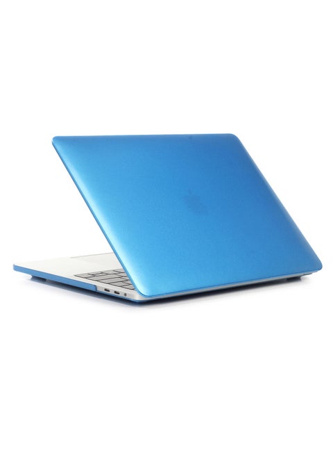 For Apple Notebook Macbook Case 12 Protective Case 15.4 Retina Simple 16 Inch Metal Case-Color:Metallic Blue-Applicable Model:15.4 Pro     (A1286)