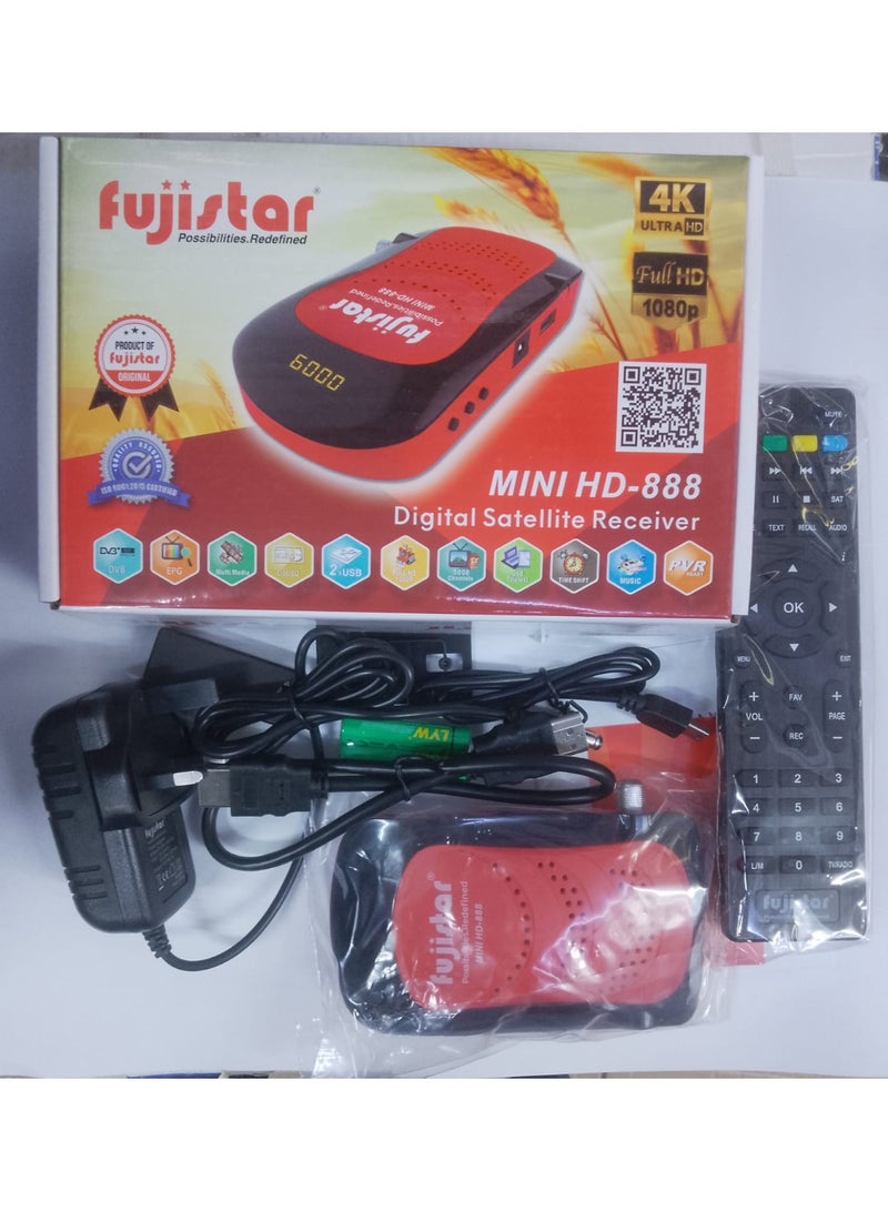 fujistar جهاز استقبال فوجيستار 888 فائق الوضوح 4K - Image 2