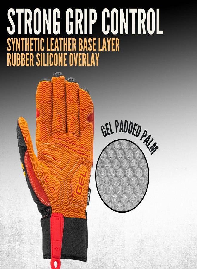 Cestus DM Hybrid, Demolition Gloves, Impact Work Gloves, Polycarbonate Knuckle, Kevlar-Stitched (2X-Large) - Image 3
