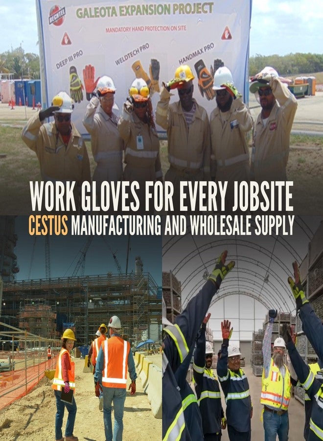 Cestus DM Hybrid, Demolition Gloves, Impact Work Gloves, Polycarbonate Knuckle, Kevlar-Stitched (2X-Large) - Image 5