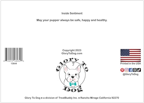 Glory To Dog Congratulations on Your Furry New Addition New Puppy Greeting Card - Image 3