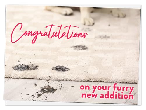 Glory To Dog Congratulations on Your Furry New Addition New Puppy Greeting Card - Image 4