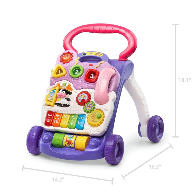 VTech Sit-to-Stand Learning Walker (Frustration Free Packaging), Lavender - Image 2