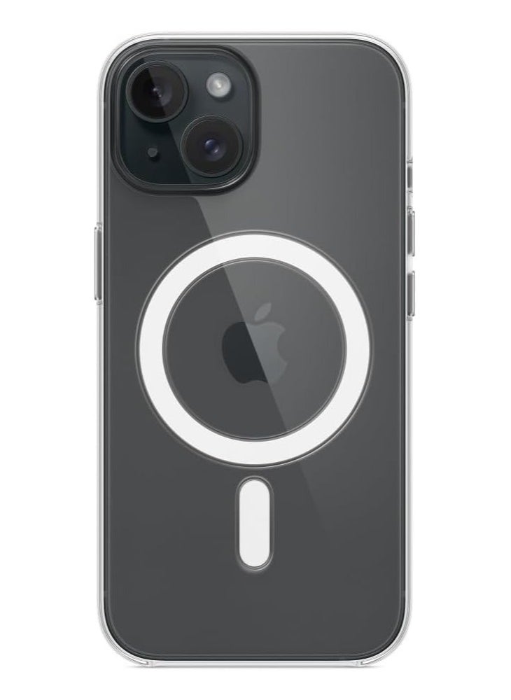 PRIMO PLUS - Protection Case Cover With Magsafe for Apple iPhone 15 Clear - Image 1