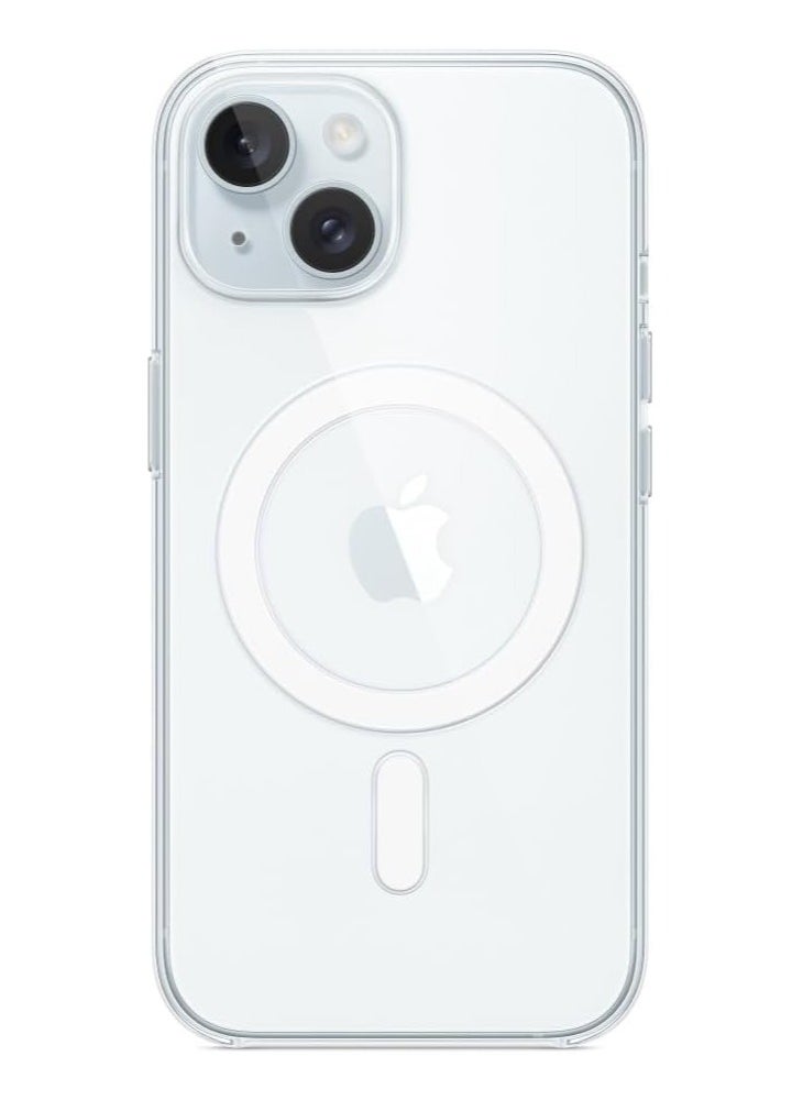 PRIMO PLUS - Protection Case Cover With Magsafe for Apple iPhone 15 Clear - Image 1