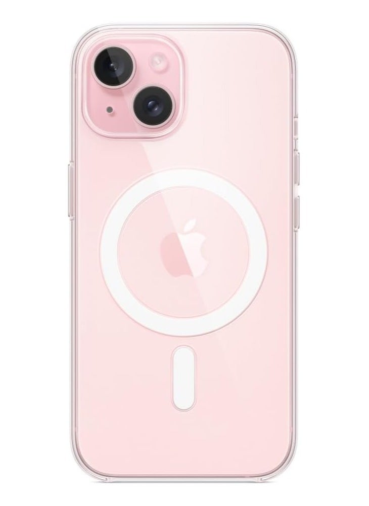 PRIMO PLUS - Protection Case Cover With Magsafe for Apple iPhone 15 Clear - Image 1