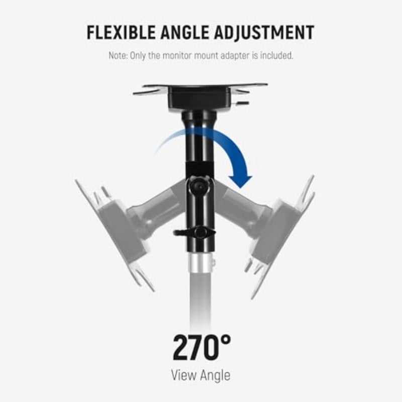 Monitor Mount Adapter with Quick Relse VESA Mount 270 Adjustable Metal 5 8 C Stand Light Stand Adapter for Impact Screen Outdoor TV up to 17-32 Max Load 17.5lb 8kg MA010 - Image 5