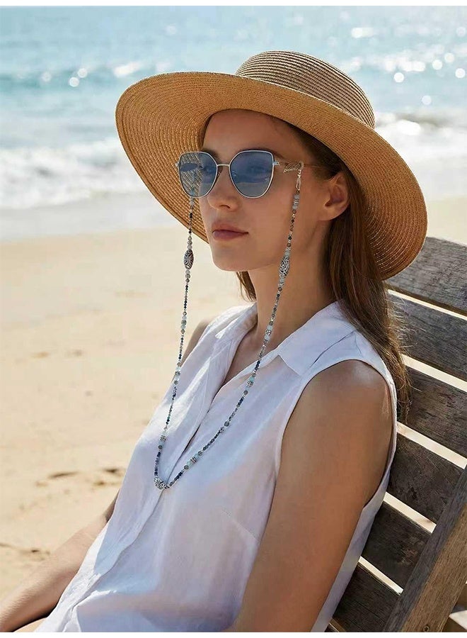 Quantum Beaded Glasses Chain, Anti Loss Reading Eyeglass Retainer Chain, Around Neck Glasses Strap Cord Holder, Face Masks Lanyard Chain Elegant Stylish Eyewear for Women Glass Accessories - Image 4